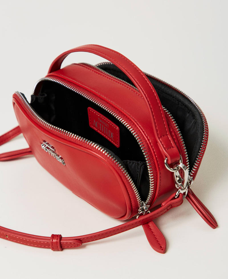 Bolso bandolera mini con logotipo