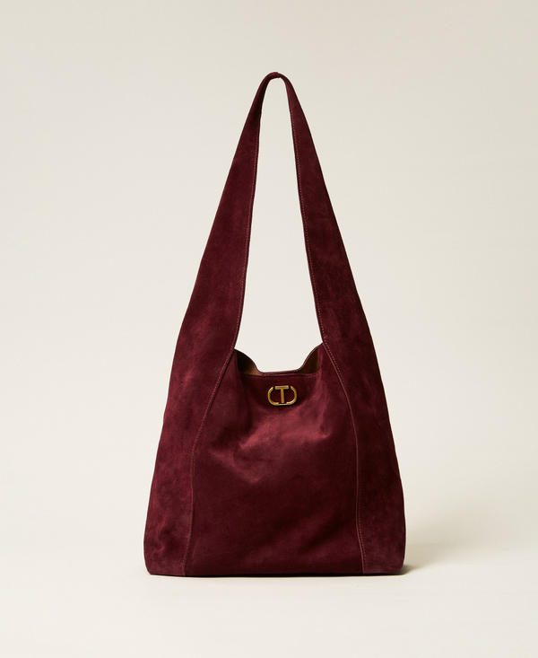 Suede 'Ventotene' hobo bag