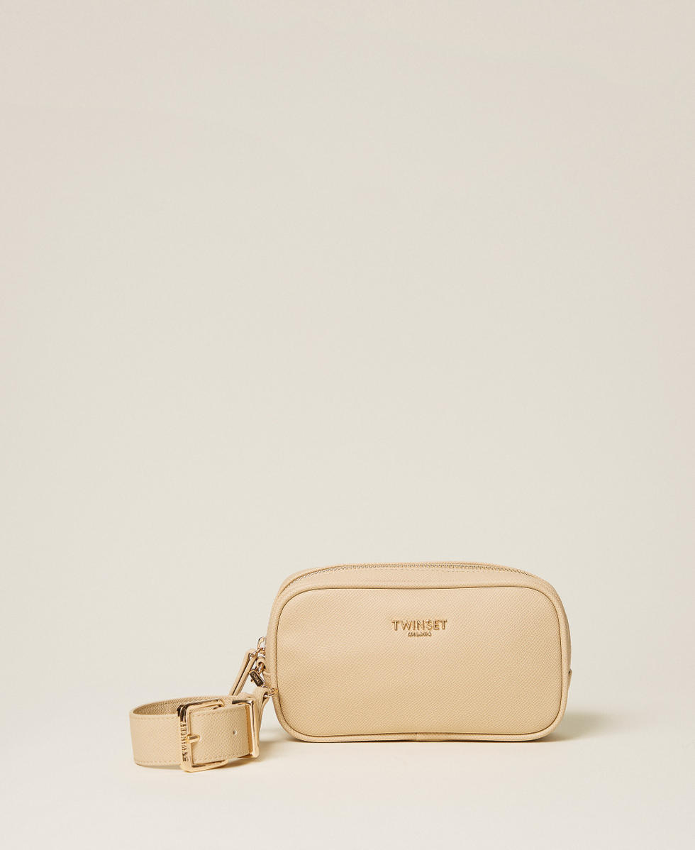 Mini bag with logo and strap