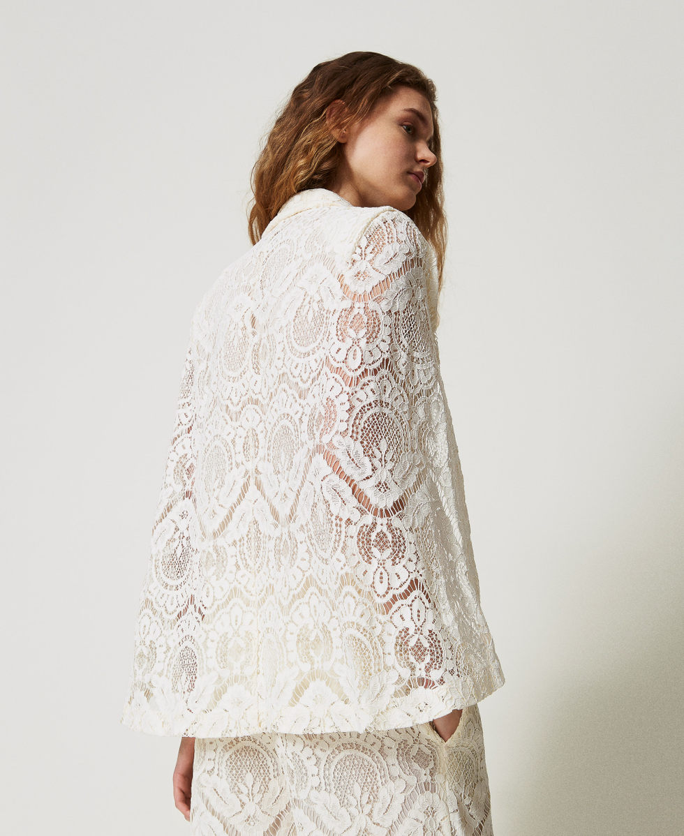 'Procida' macram&eacute; lace blazer
