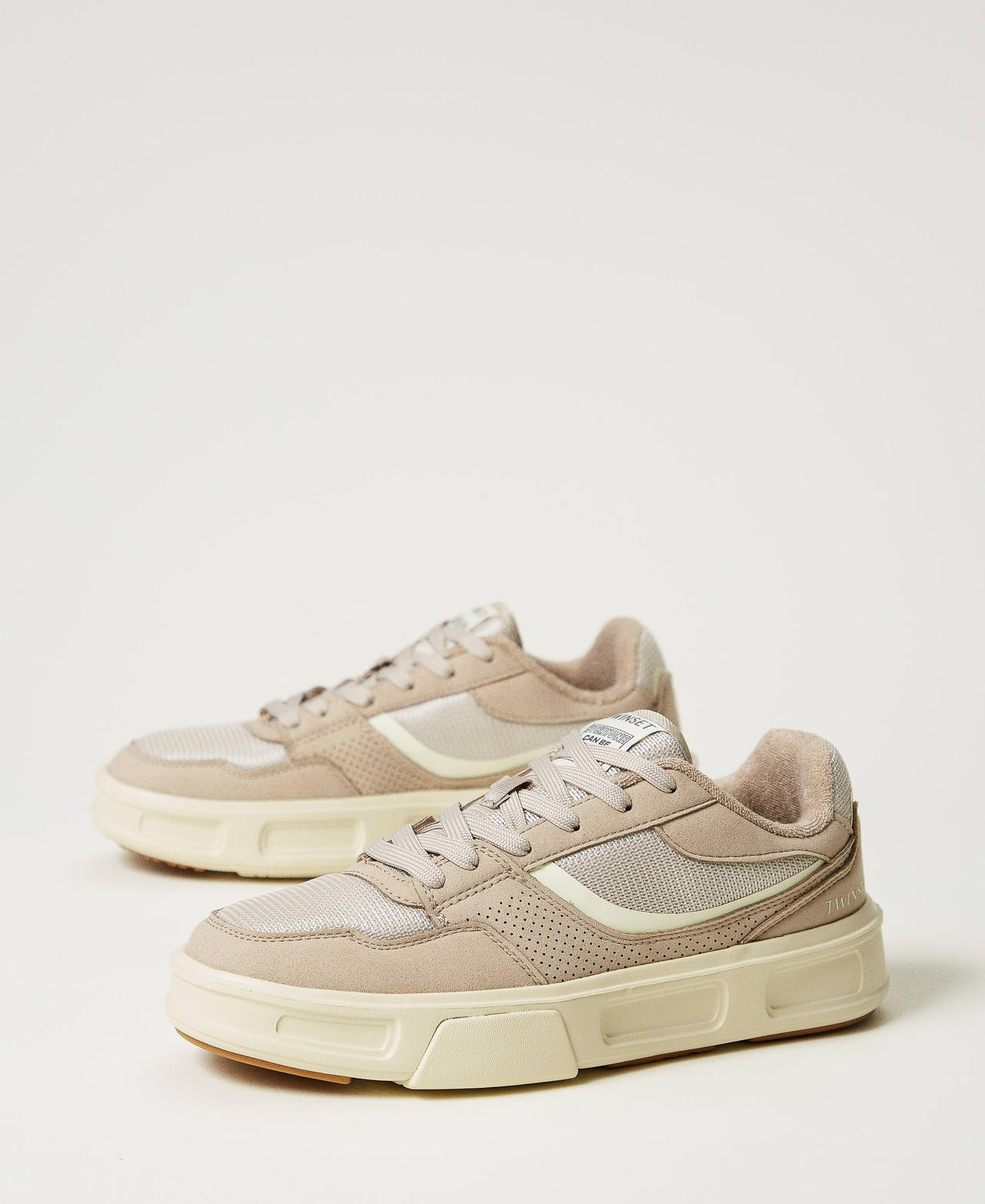 Fessura trainers with inserts Rope Beige Woman 251TCP034_12145_02