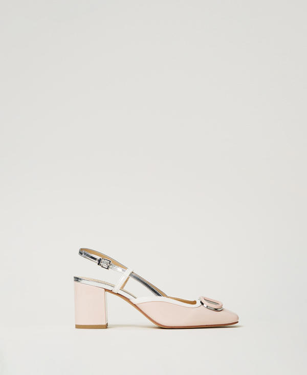 Escarpins slingbacks vernis