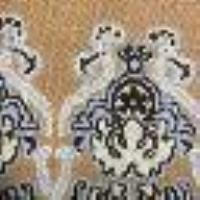 Jacquard-Cardigan aus Wollmischgarn Jacquard Helles "Tobacco Brown" Frau 13972_C