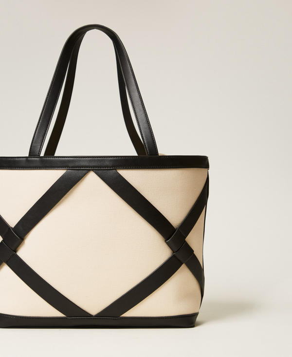 Canvas shopper bag