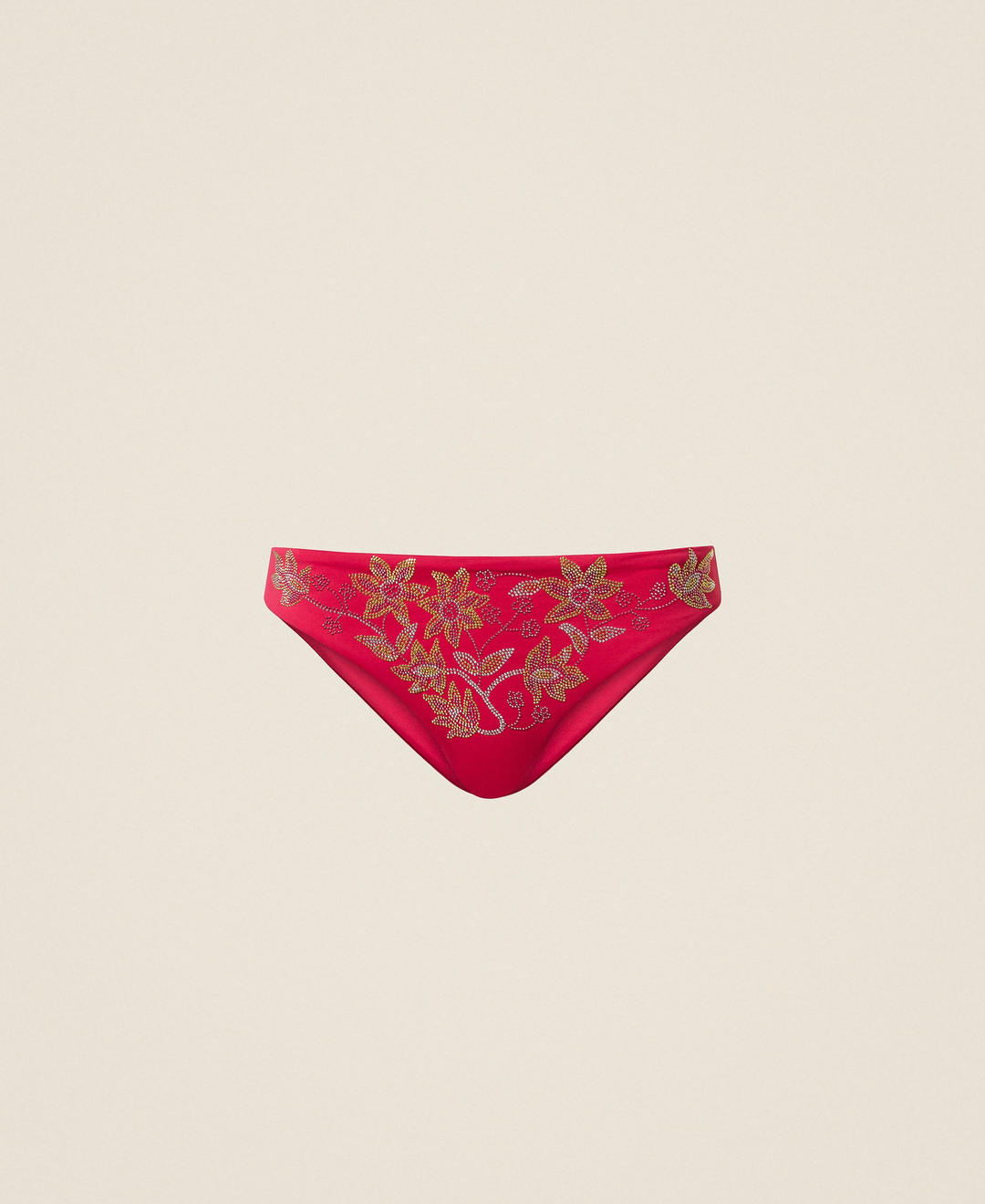 Slip brésilien de bain avec cabochons