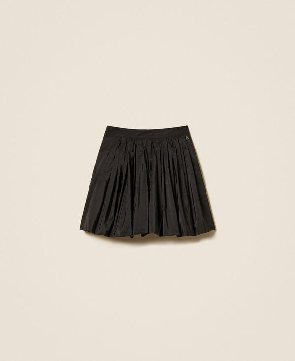 Taffeta balloon skirt