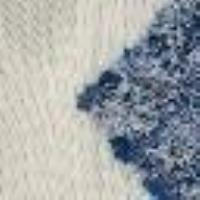 Maglia a losanghe con stampa a fiori Stampa Rombi Floreali Azzurro "Topazio" Donna 13454_C