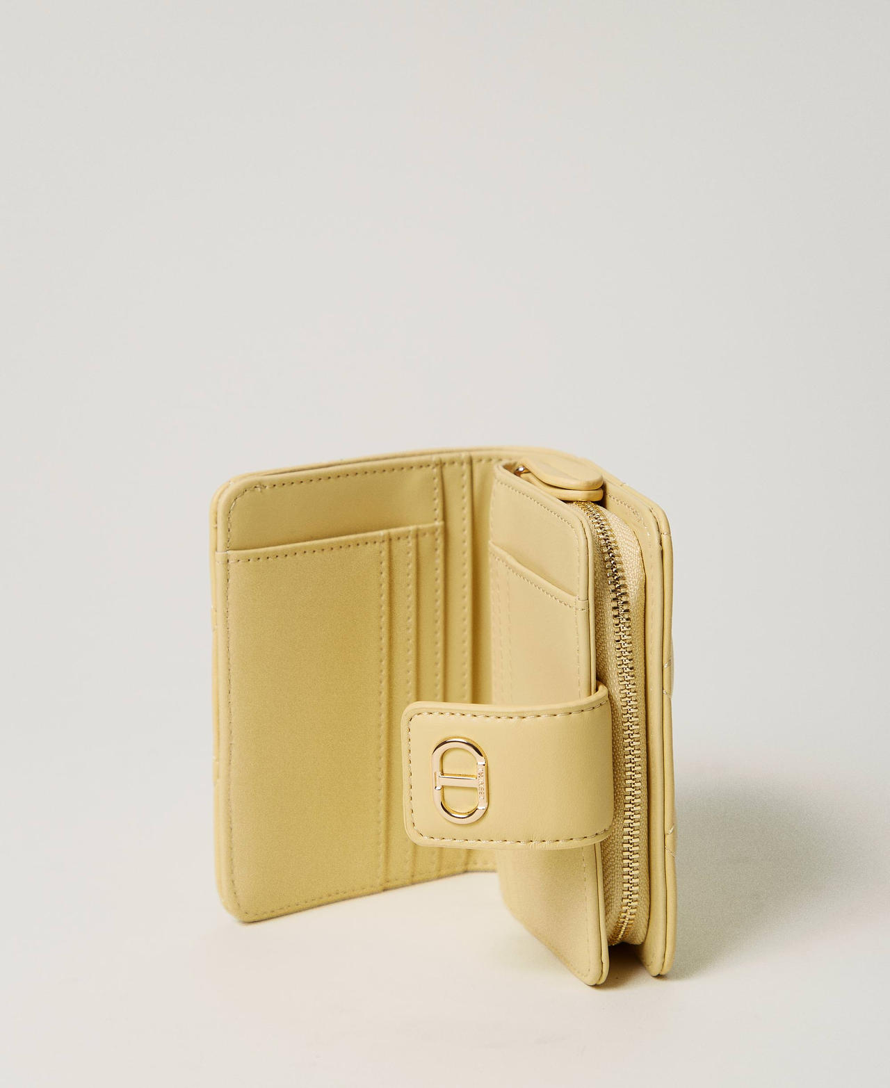 ‘Audrey‘ quilted wallet Pale Yellow Woman 251TB7376_12144_03