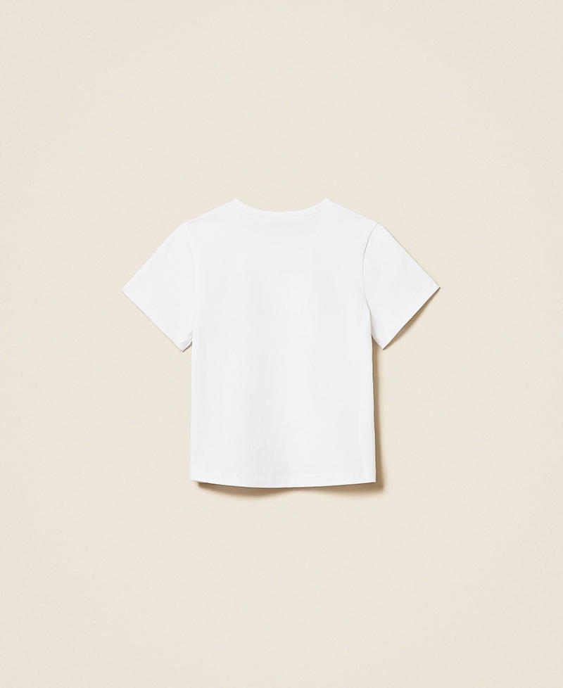 Baby-T-Shirt mit Multicolor-Logo Mattwei&szlig; M&auml;dchen 261GB2180_00526_S1