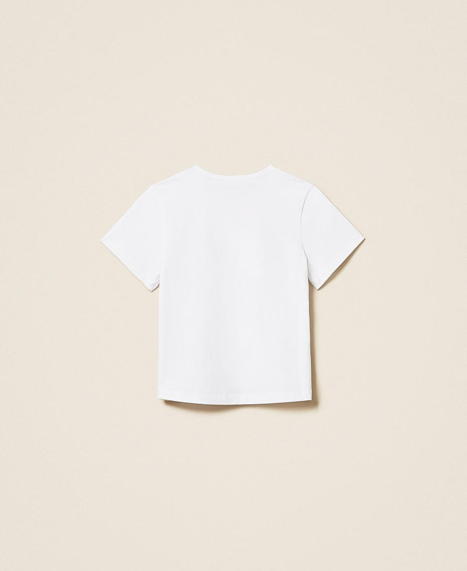 Baby-T-Shirt mit Multicolor-Logo Mattwei&szlig; M&auml;dchen 261GB2180_00526_S1