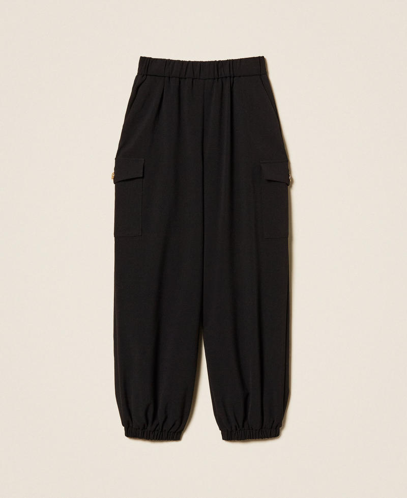 Flannel joggers Black Girl 252GJ2273_00006_S0