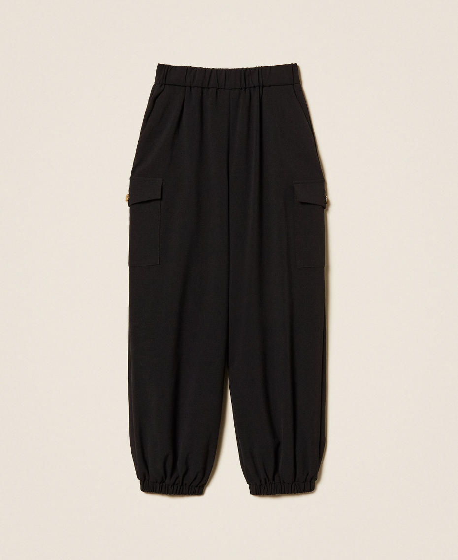 Flannel joggers Black Girl 252GJ2273_00006_S0