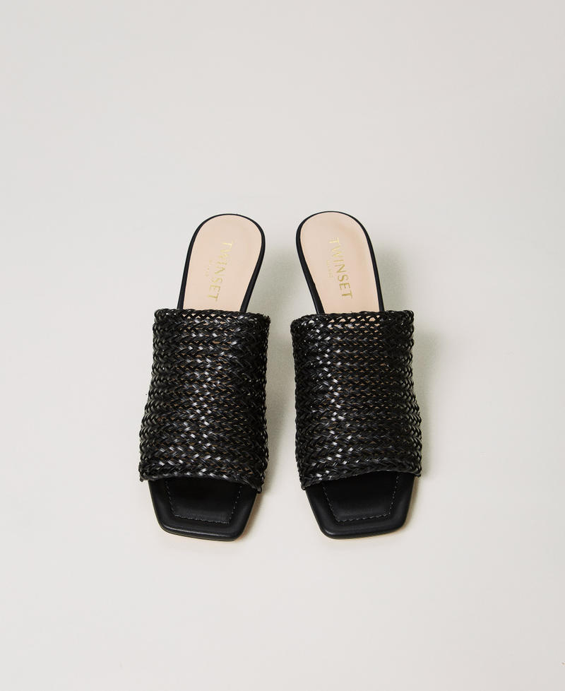 SOL-SANA 黒キルトミュールRUBEN MULE BLACK QUILT
