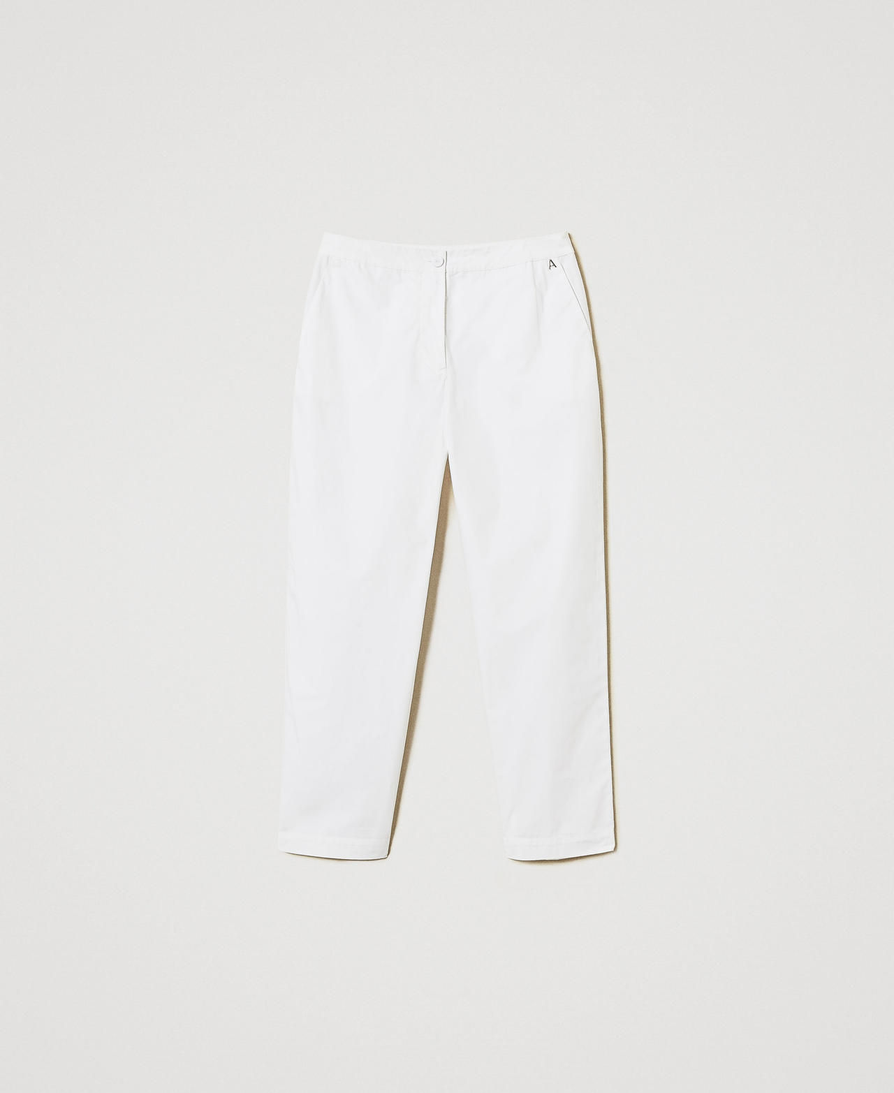 パンツ TWINSET SS25 PANTALONE (251TP2600 00282) Twin-set Woman Wide Leg Jeans 251TP2600 SNOW – Khloefemme
