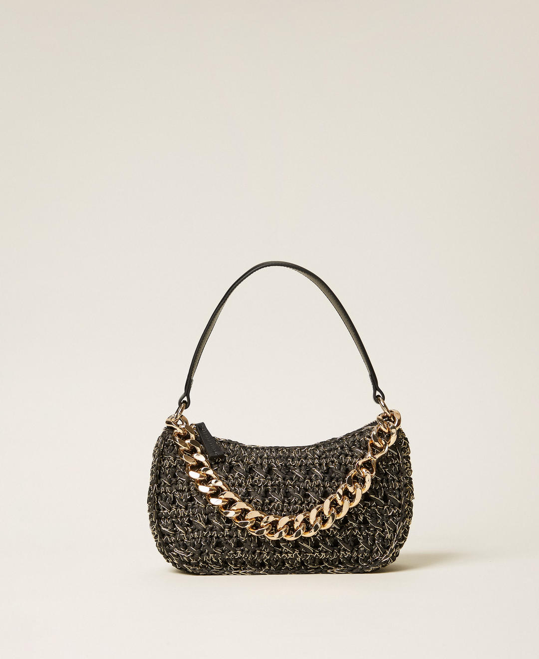 Sac " Liliane " moyen en raphia au crochet