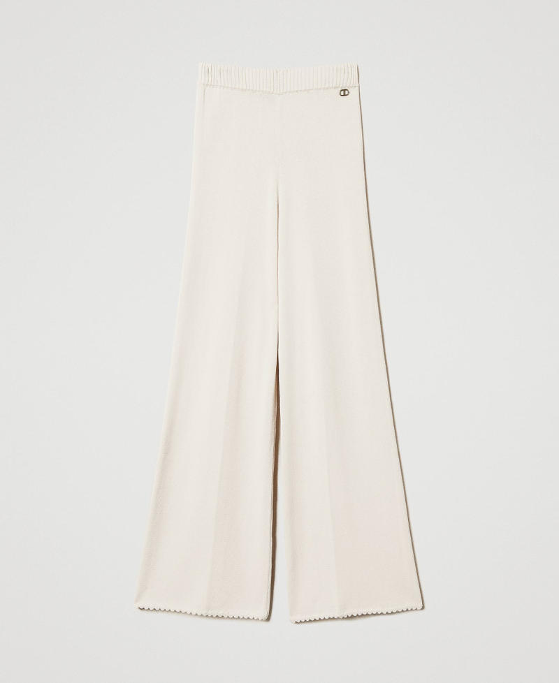 Pantalone in maglia misto cotone
