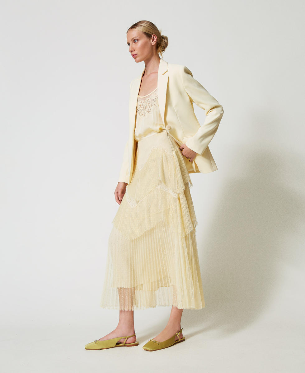 Ballerines slingbacks en satin