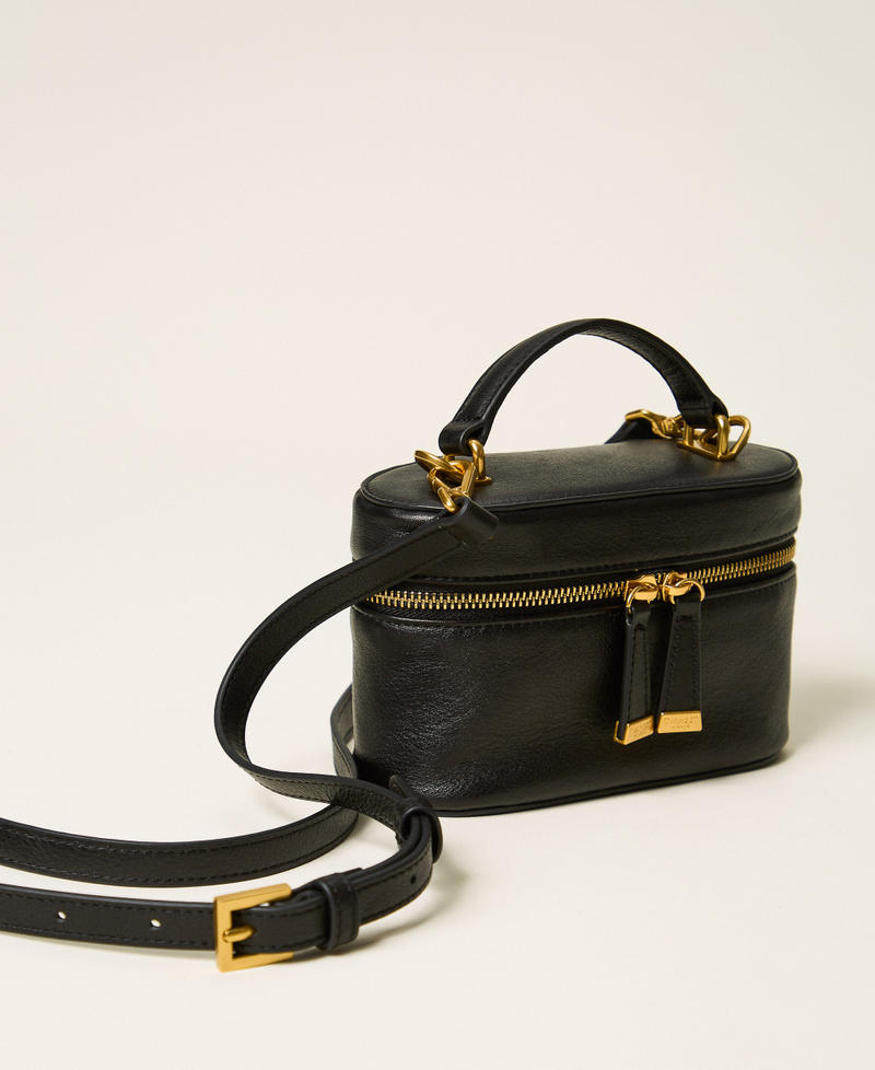 Leather shoulder bag Black Woman 262TD8170_00006_02