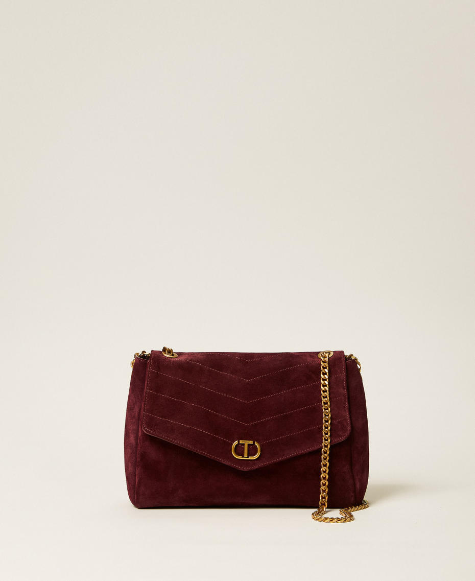 Borsa a tracolla 'Dreamy' in pelle reversibile Viola "Winetasting" Donna 252TB7360_05609_01