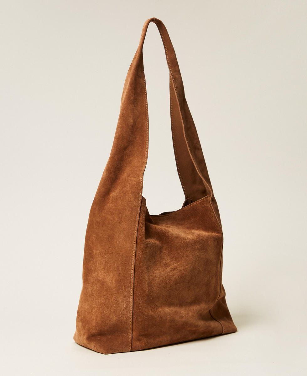 Suede 'Ventotene' hobo bag