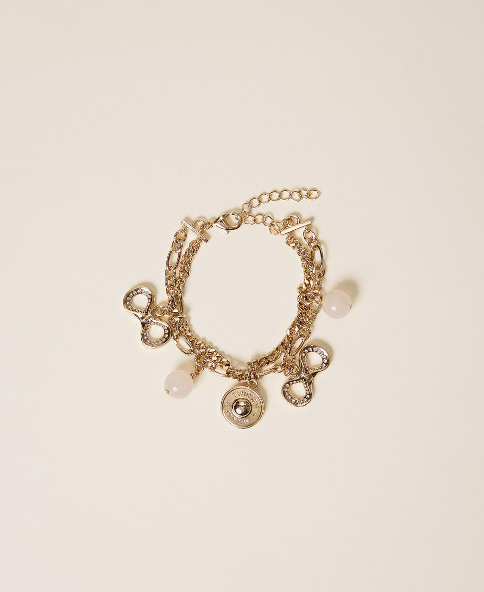 Mehrreihiges Armband mit Charms