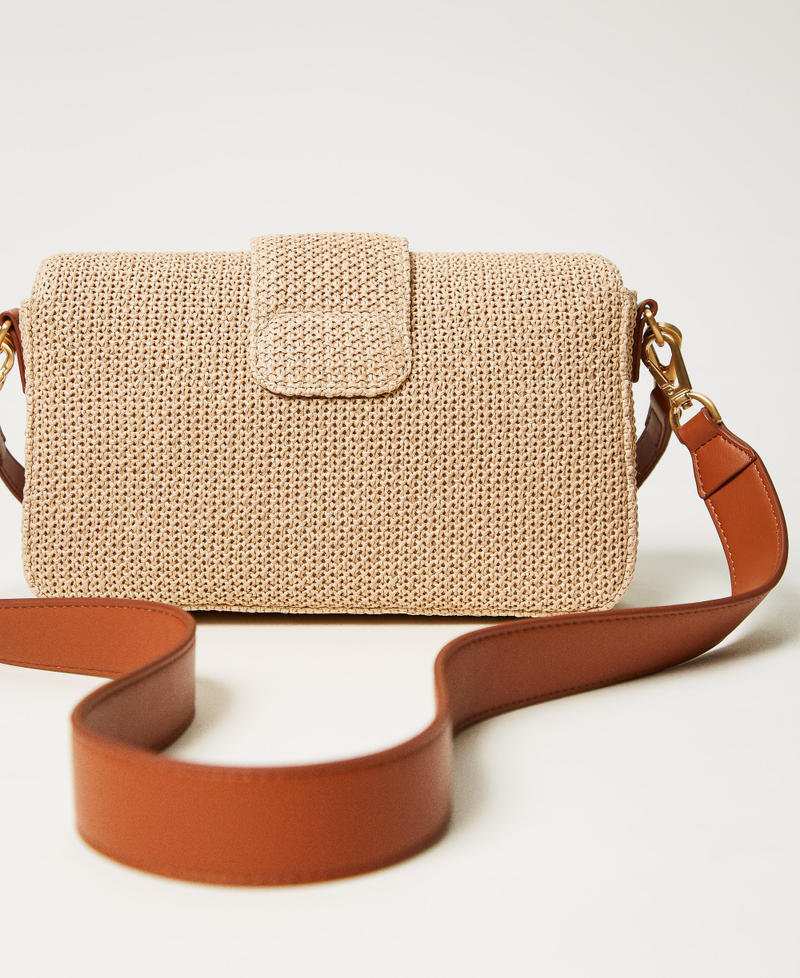 ‘Amie’ straw bag with embroidery Straw Woman 251TD8120_00193_03