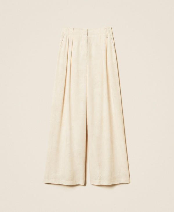 Palazzo-Hose mit Printmotiv