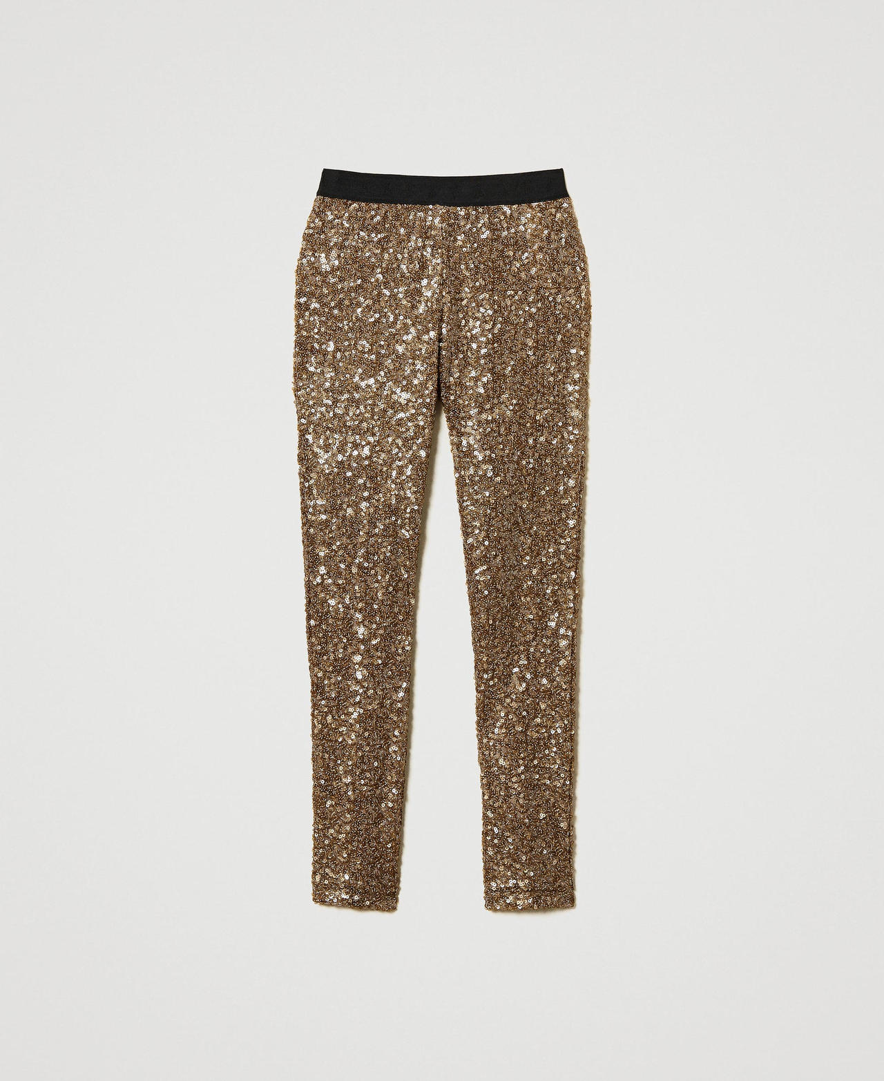 Scee by twin set Leggings MYFO in full paillettes