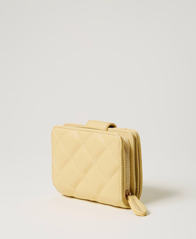 ‘Audrey‘ quilted wallet Pale Yellow Woman 251TB7376_12144_02