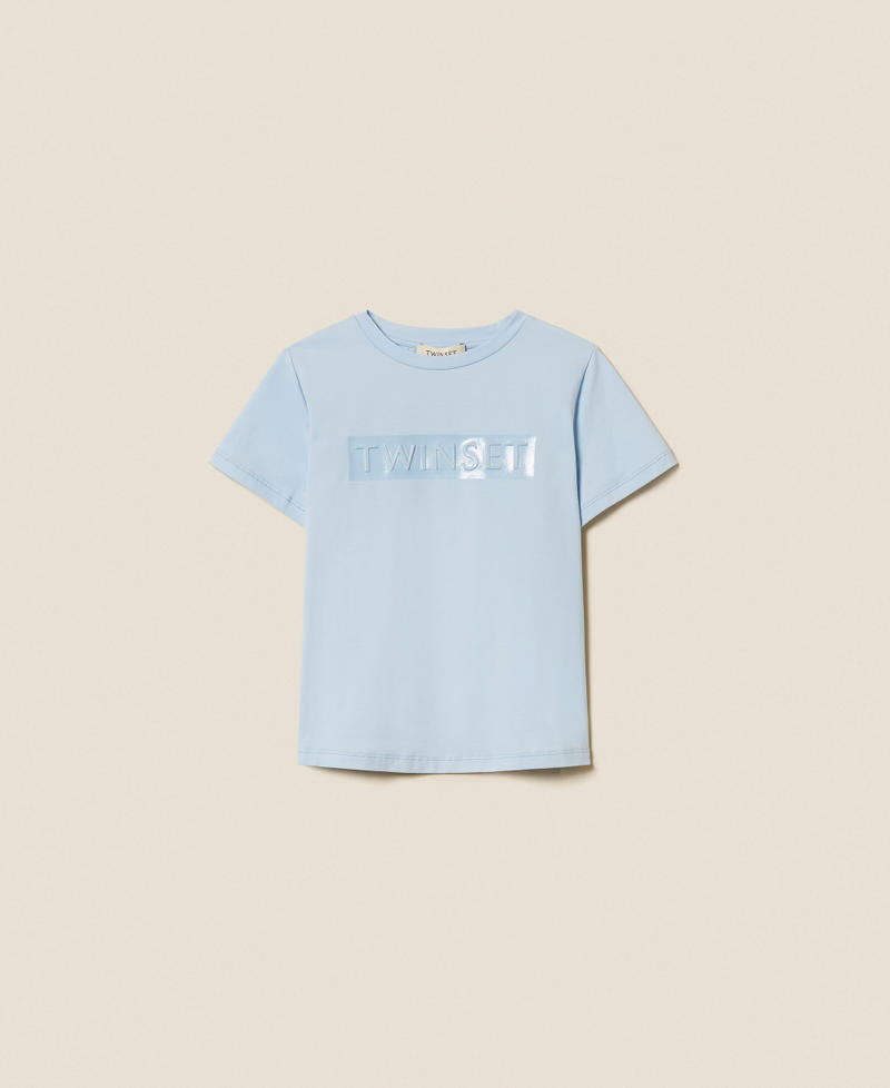 Regular T-shirt with glossy print Skyline Girl 261GJ2250_04614_S0