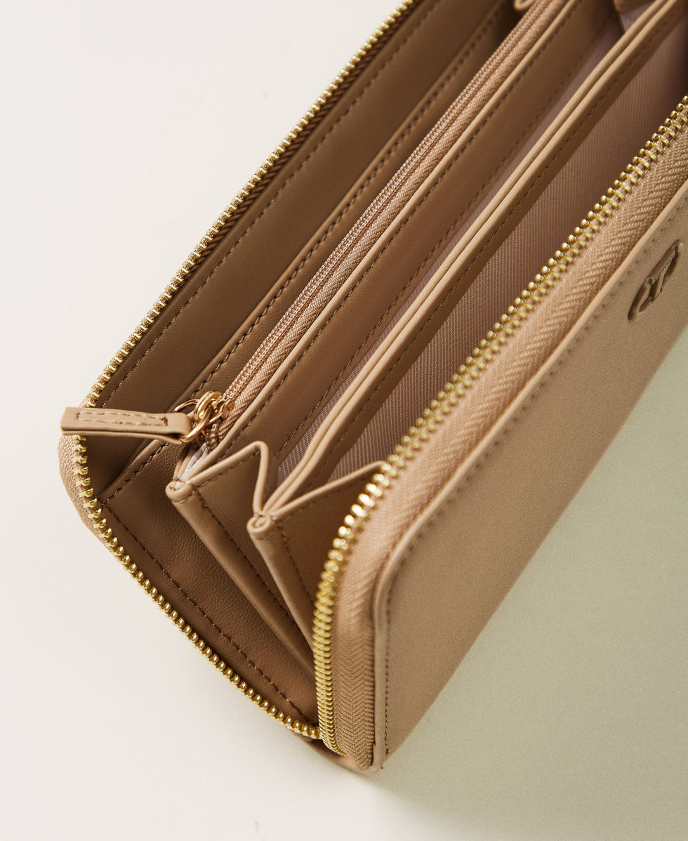 Portefeuille avec Oval T Beige &laquo;&nbsp;Rope&nbsp;&raquo; Femme 251TH7030_12145_03