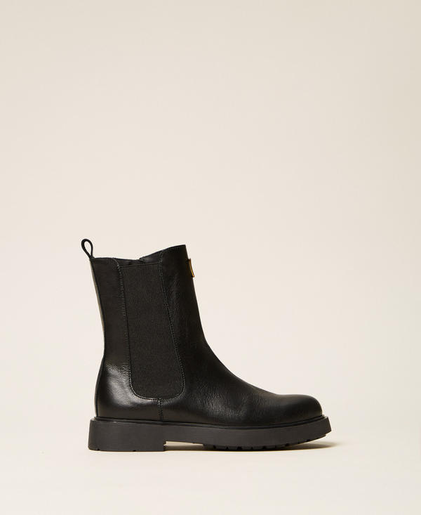 Leather Chelsea boots