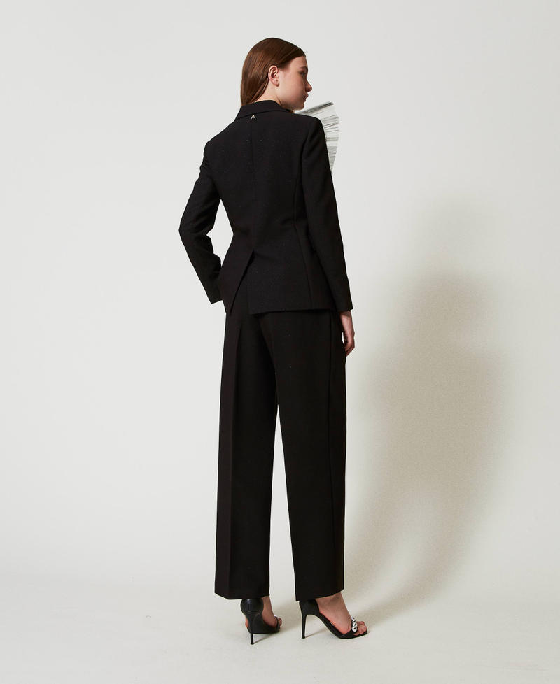 Pantalon palazzo avec plis