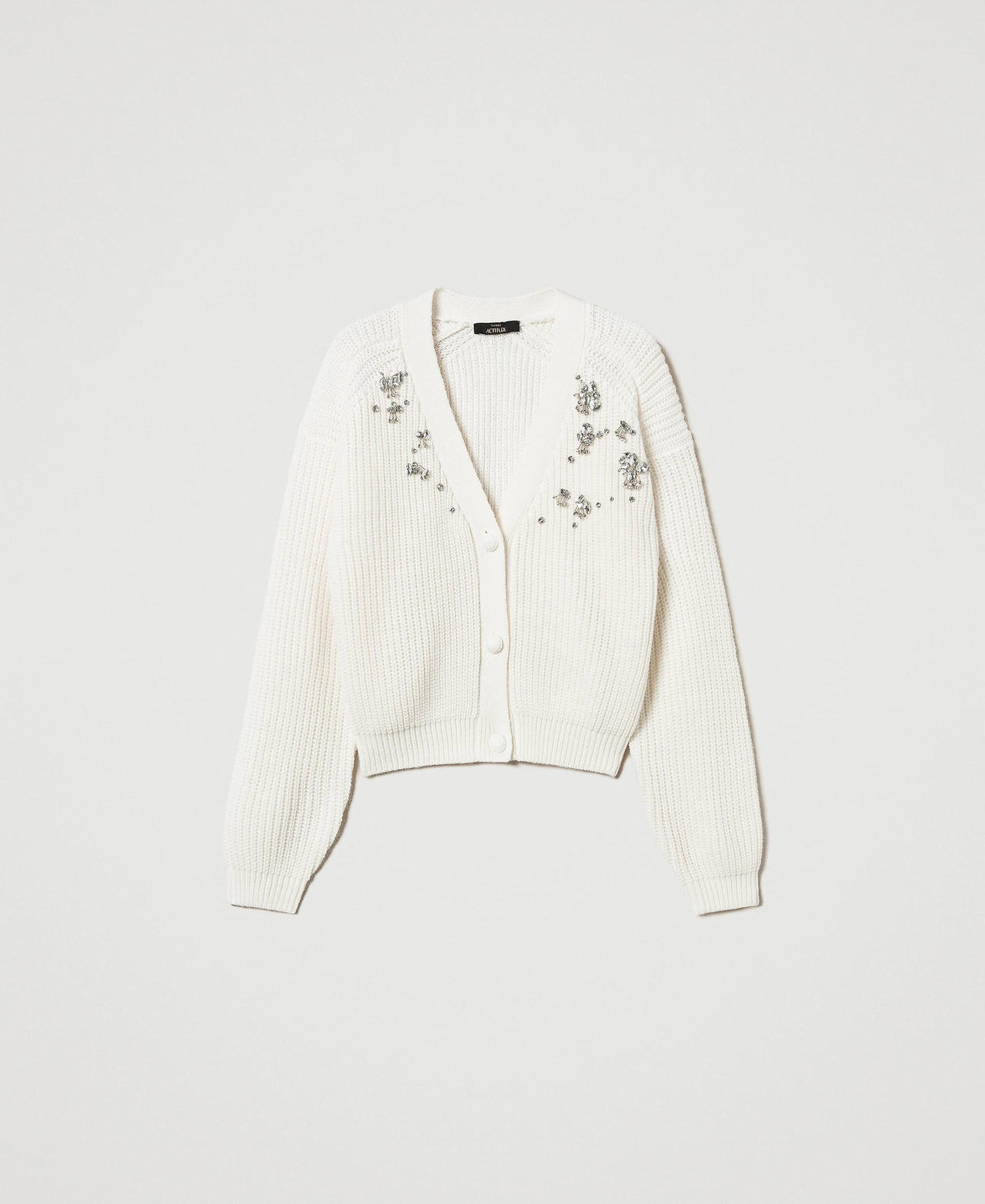 Scee by twin set Cardigan con ricami fatti a mano