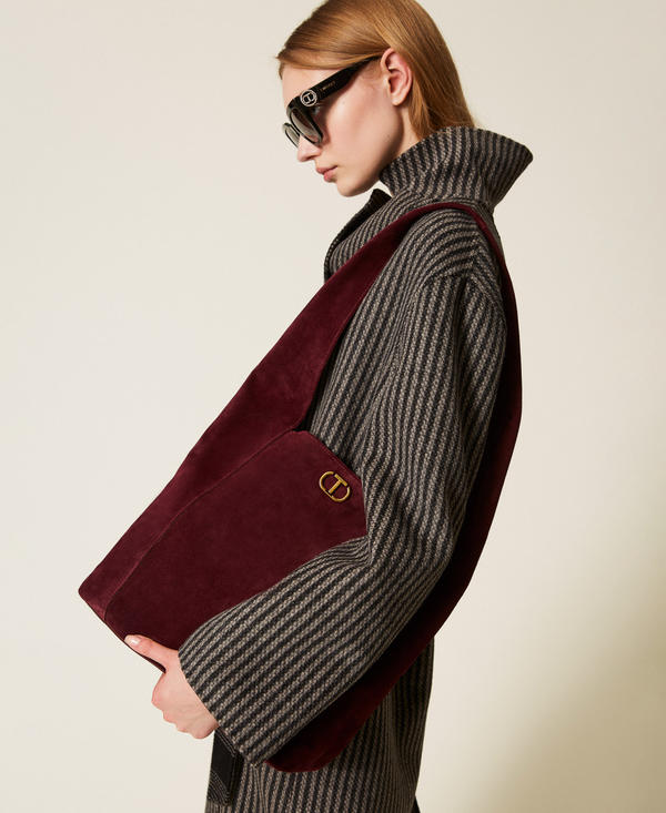 Suede 'Ventotene' hobo bag