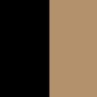 Piumino reversibile con cintura Bicolor Nero / Marrone "Iced Coffee" Bambina 10847_C