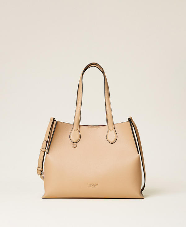 Borsa shopper con logo