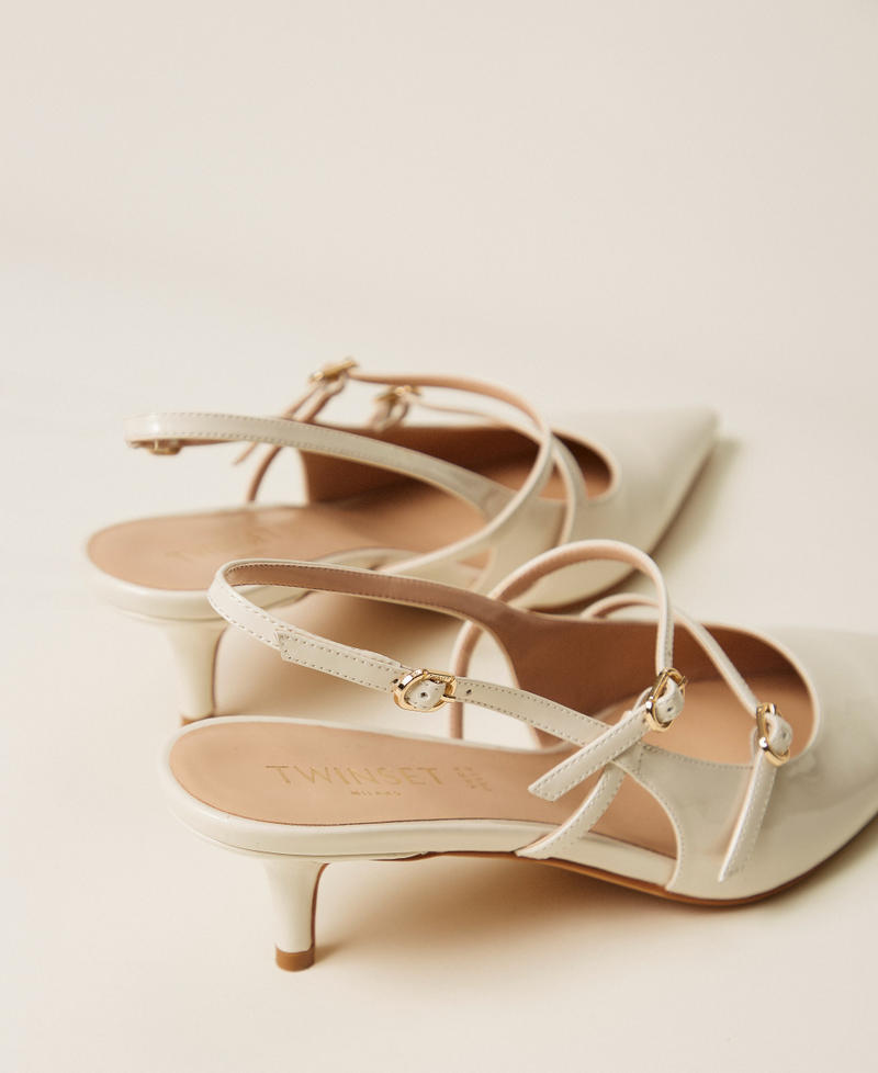 Sling back court shoes with straps Lily Woman 261TCP044_00381_03