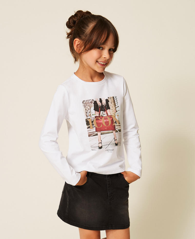 T-Shirt in Regular-Fit mit Print Icon Bag M&auml;dchen 262GJ2290_13900_01