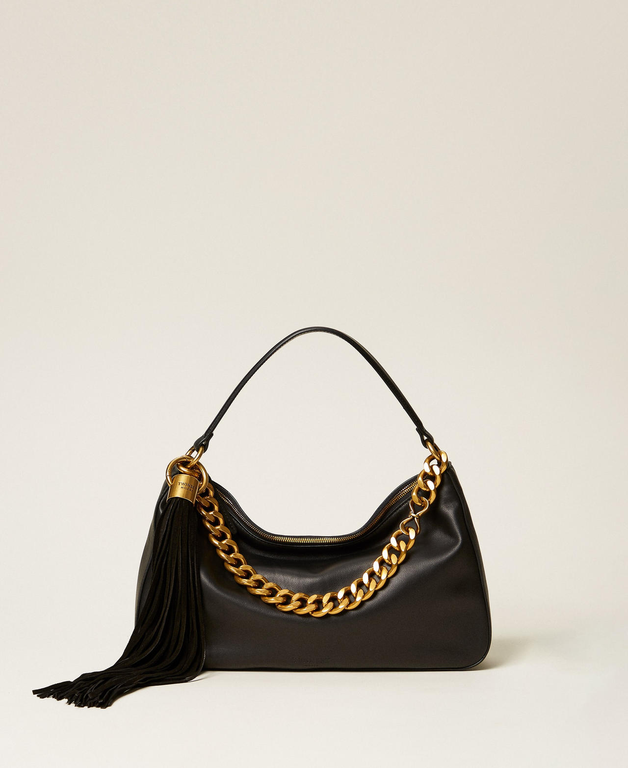 Grand sac Liliane en cuir avec charm