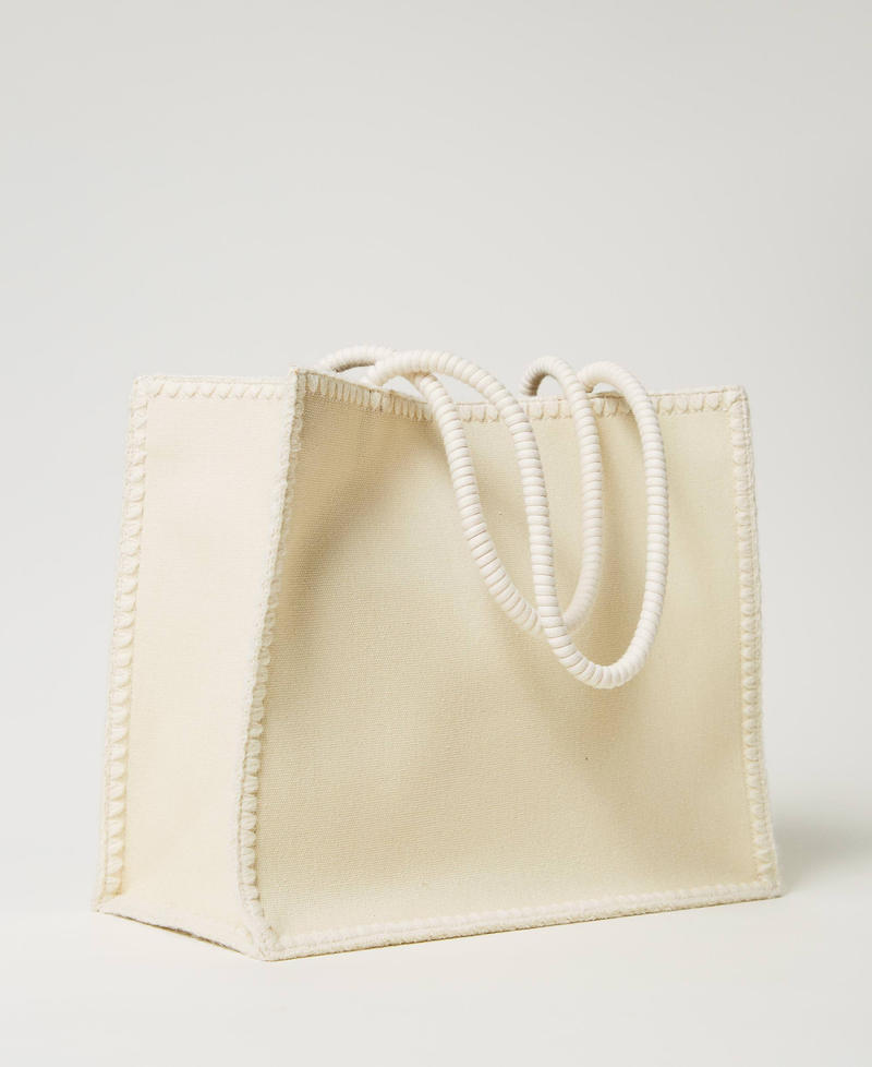 Shopper „Bohémienne“ mit Stickerei Delicate Beige Frau 251TB7412_12140_03