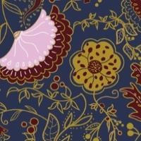 Jacquard floral jumper Fantasy Flowers Jacquard Woman 13766_C