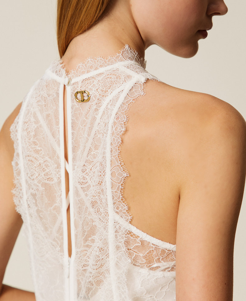 Long halter lace dress White Snow Woman 252TT2263_00282_04