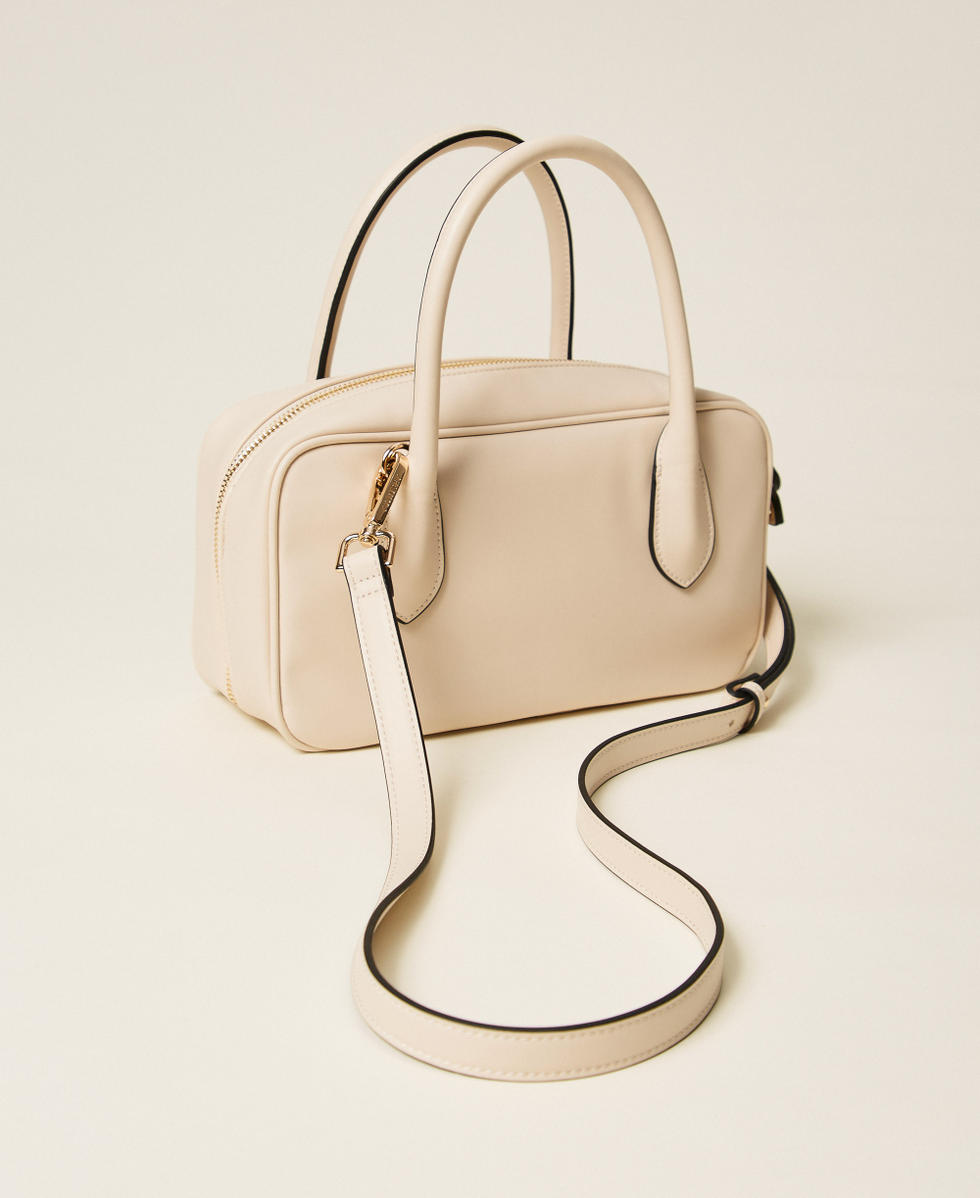 Sac bowling moyen avec logo Light Natural Femme 252TD8062_12227_03