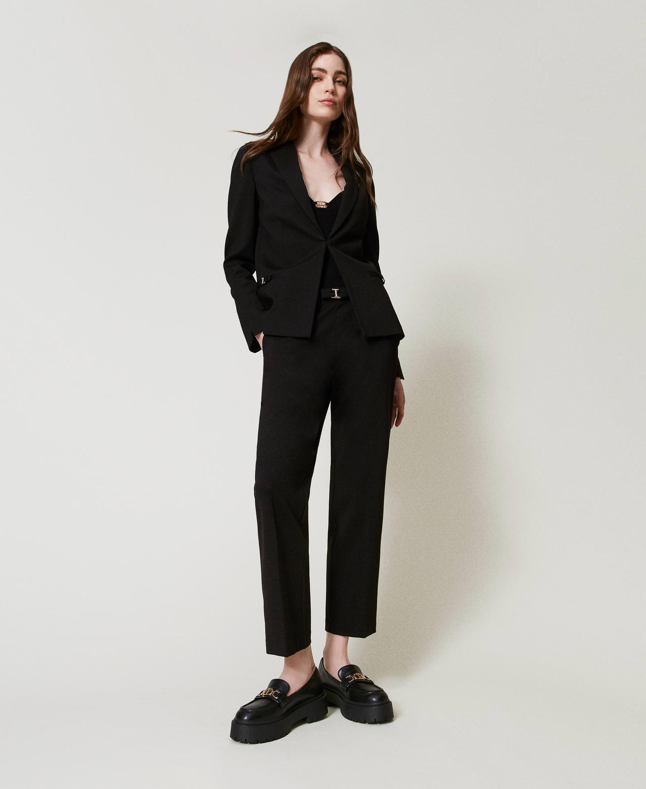 Scee by twin set Mocassini con morsetto Oval T