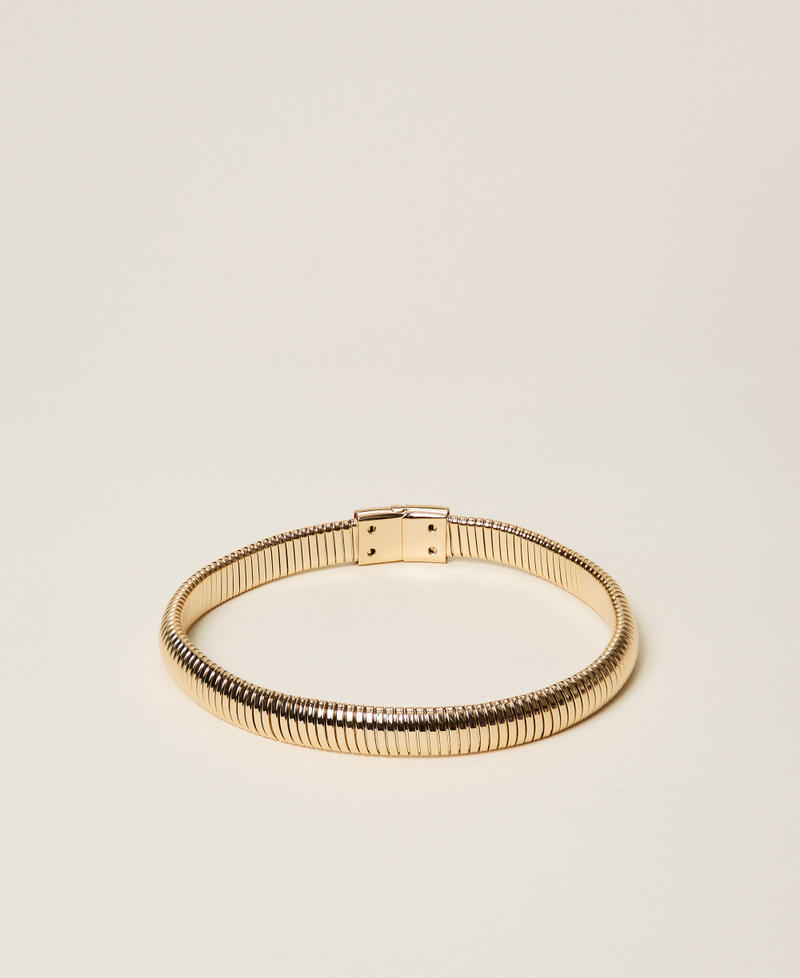 Fessura Snake print choker necklace New Gold Woman 252TO5330_10630_01