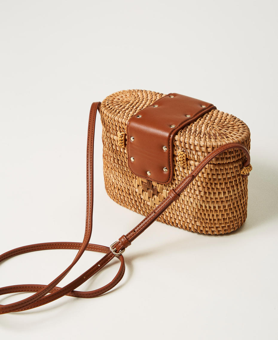 Borsa a tracolla &lsquo;Le Panier&rsquo; in vimini Paglia Donna 251TD8150_00193_03