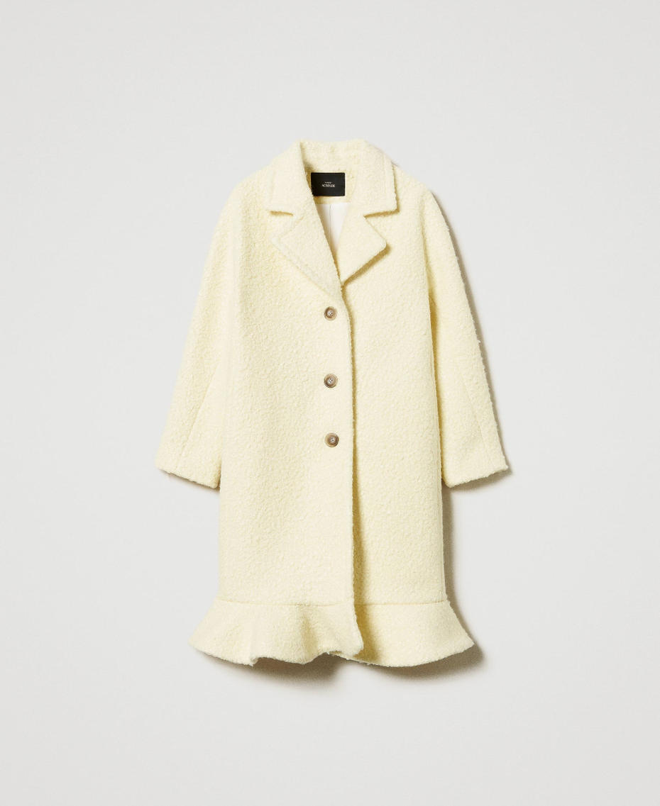 Abrigo de paño rizado