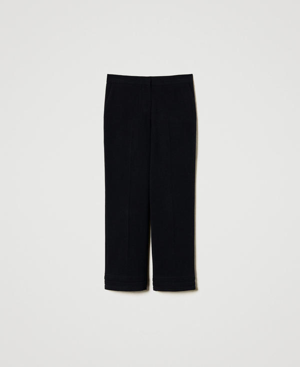パンツ TWINSET SS25 Twin-set Trousers Black (251TP2409 S185990006) Woman's Smart trousers | TWINSET Milano