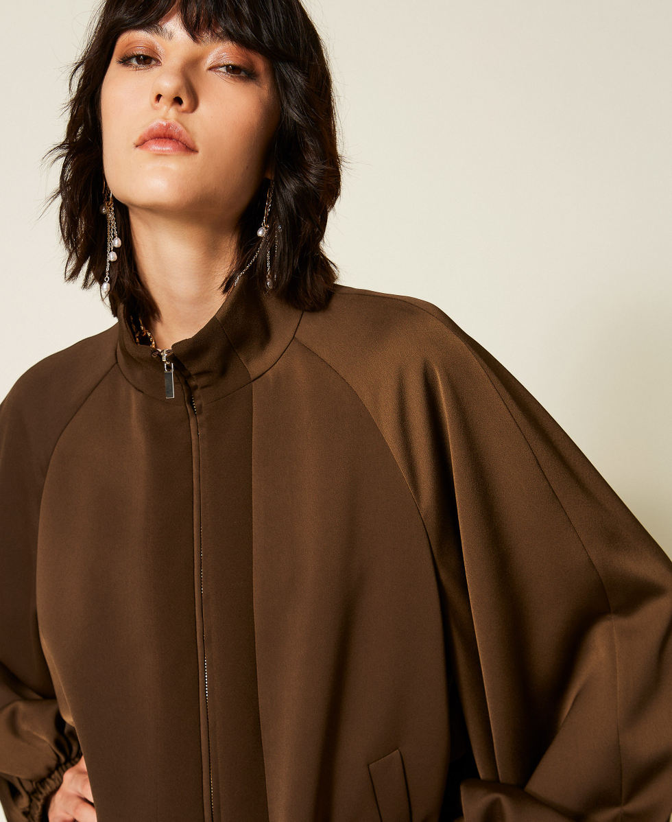 Veste ballon en envers satin